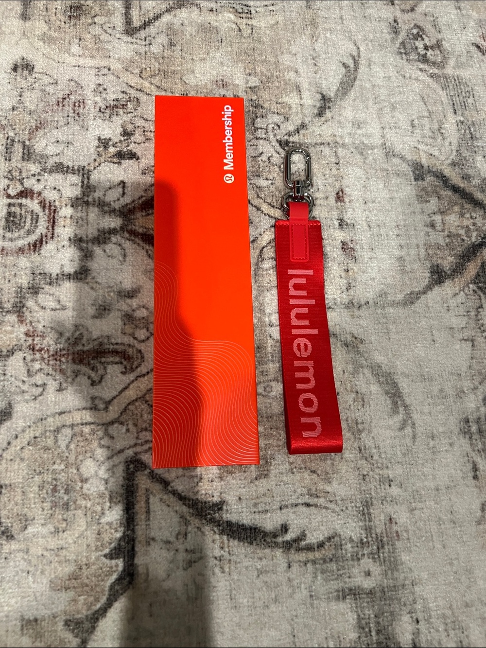 NEW/Unused Lululemon collective pinnacle large keychain exclusive 2025